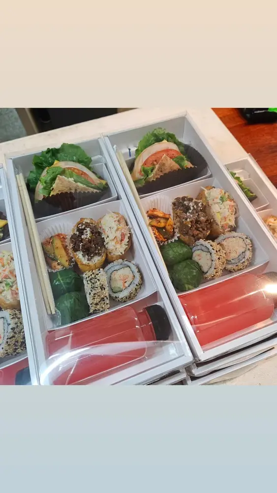 판교 도시락 케이터링 팀 단위 배식 모습