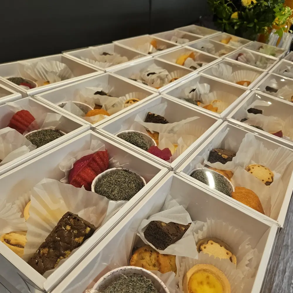 프레스행사 다과 세팅 대기 공간 배치 모습